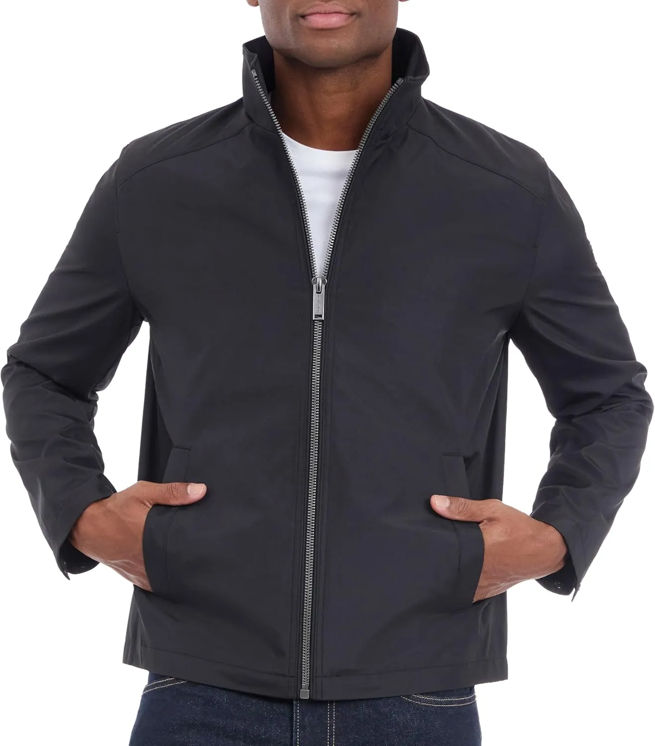 Michael Kors Men's Reinforced Polyester Jacket, Wind and Water Resistant