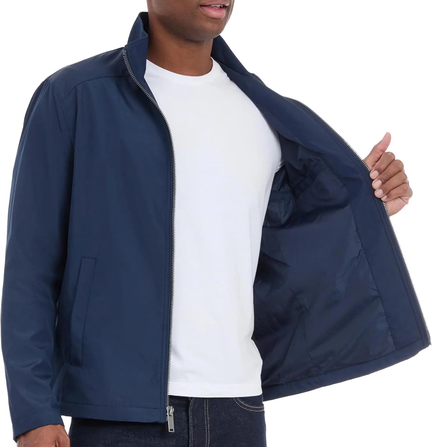 Michael Kors Men's Reinforced Polyester Jacket, Wind and Water Resistant