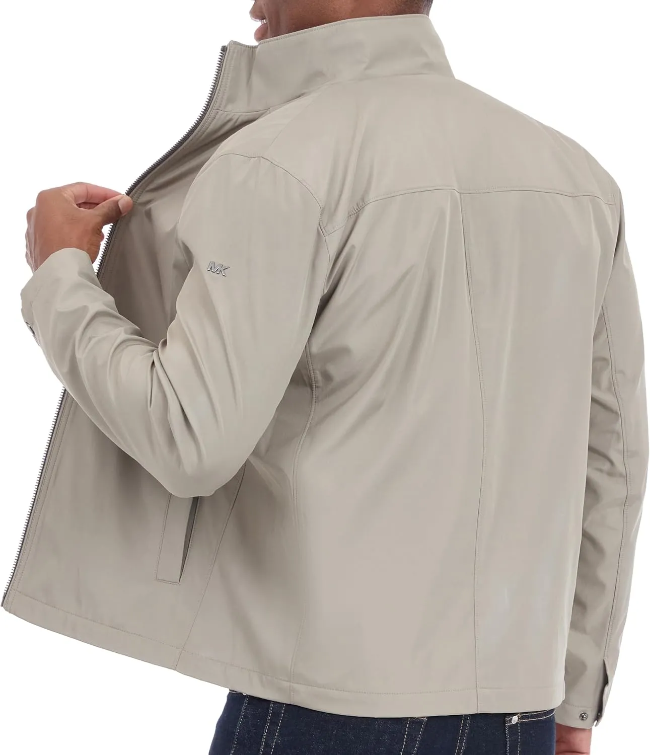 Michael Kors Men's Reinforced Polyester Jacket, Wind and Water Resistant