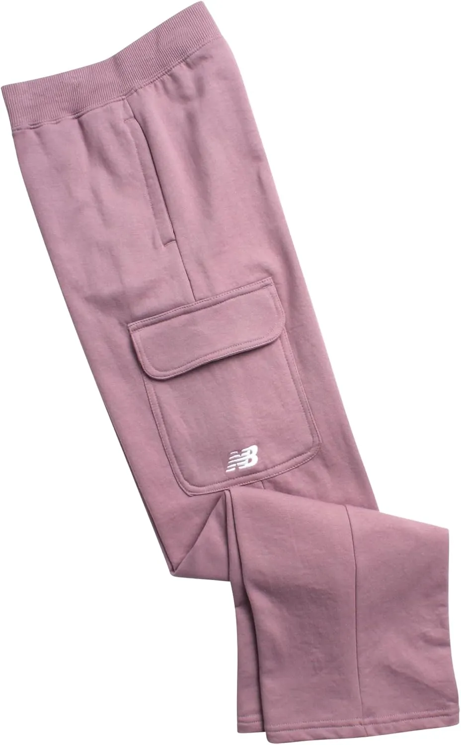 New Balance Girls' Pants - Soft Cotton Blend Fleece Wide Leg Cargo Pants - Lightweight Jogger Sweatpants for Girls (7-16)