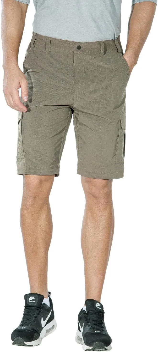 Nonwe Men's Outdoor Quick Dry Water-Resistant Hiking Pants with Drawstring Hem
