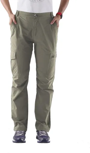 Nonwe Women's Outdoor Water-Resistant Quick Drying Lightweight Cargo Pants
