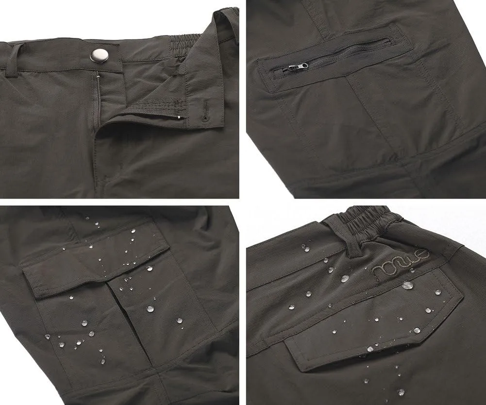 Nonwe Women's Outdoor Water-Resistant Quick Drying Lightweight Cargo Pants