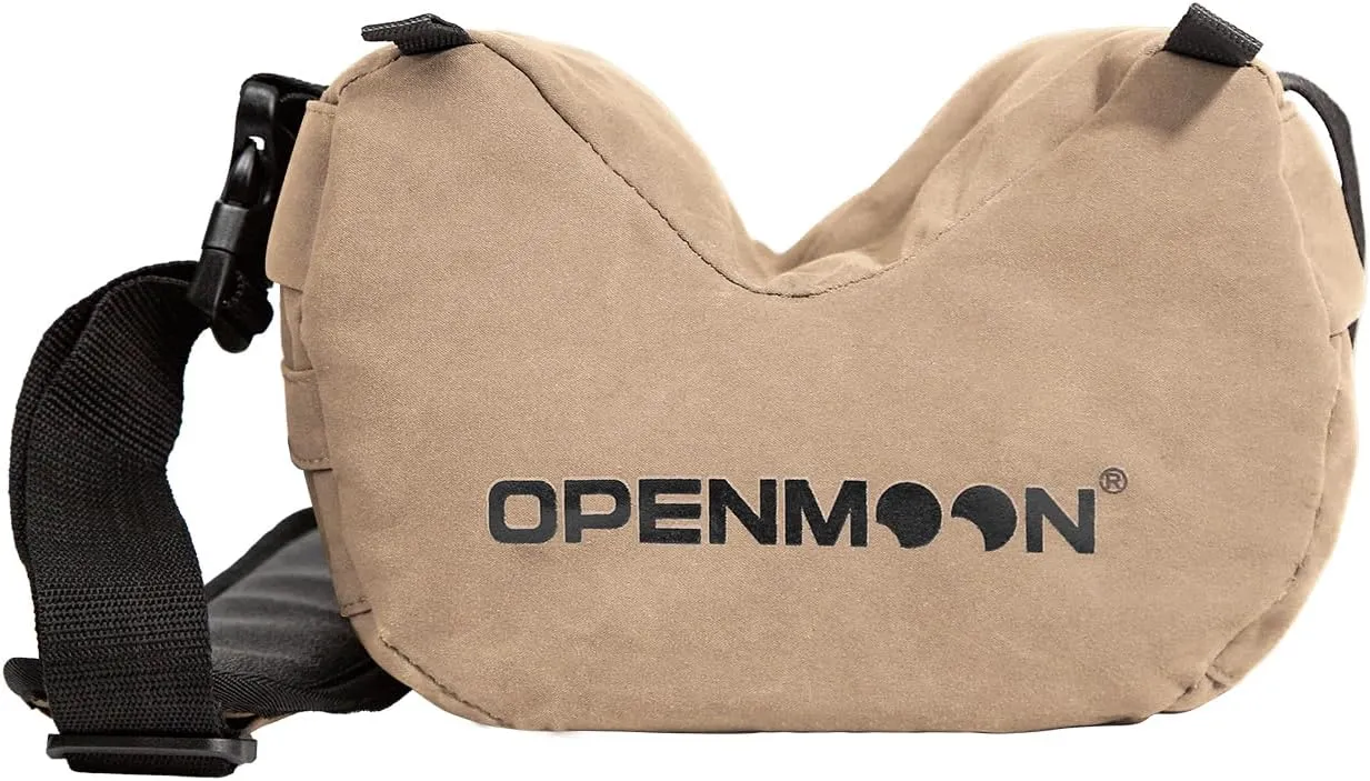 OPENMOON Camera Support Saddle Saddlebags Heavy-Duty Water-Resistant Canvas (Brown, S)