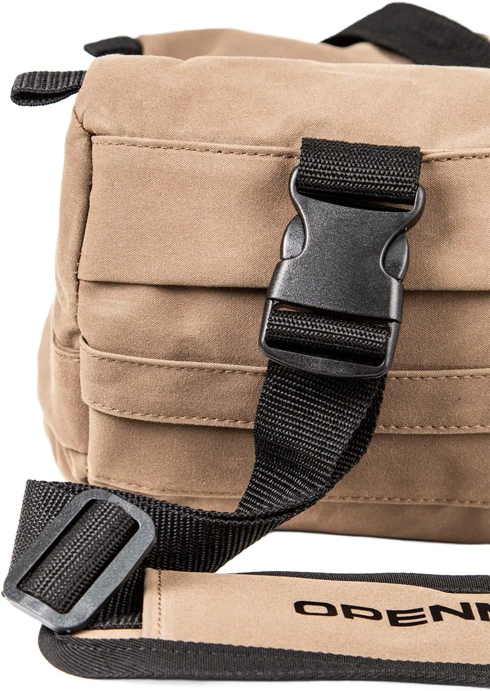 OPENMOON Camera Support Saddle Saddlebags Heavy-Duty Water-Resistant Canvas (Brown, S)