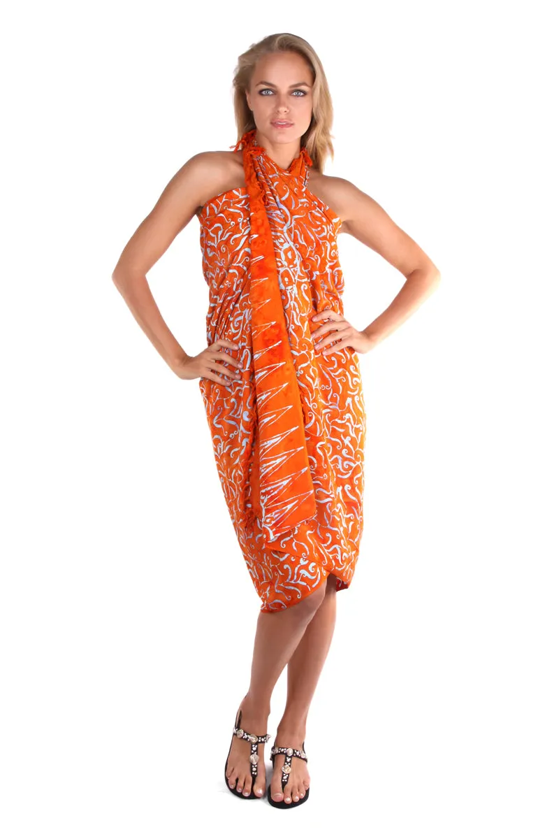 Pareo Sarong Orange wholesale is available