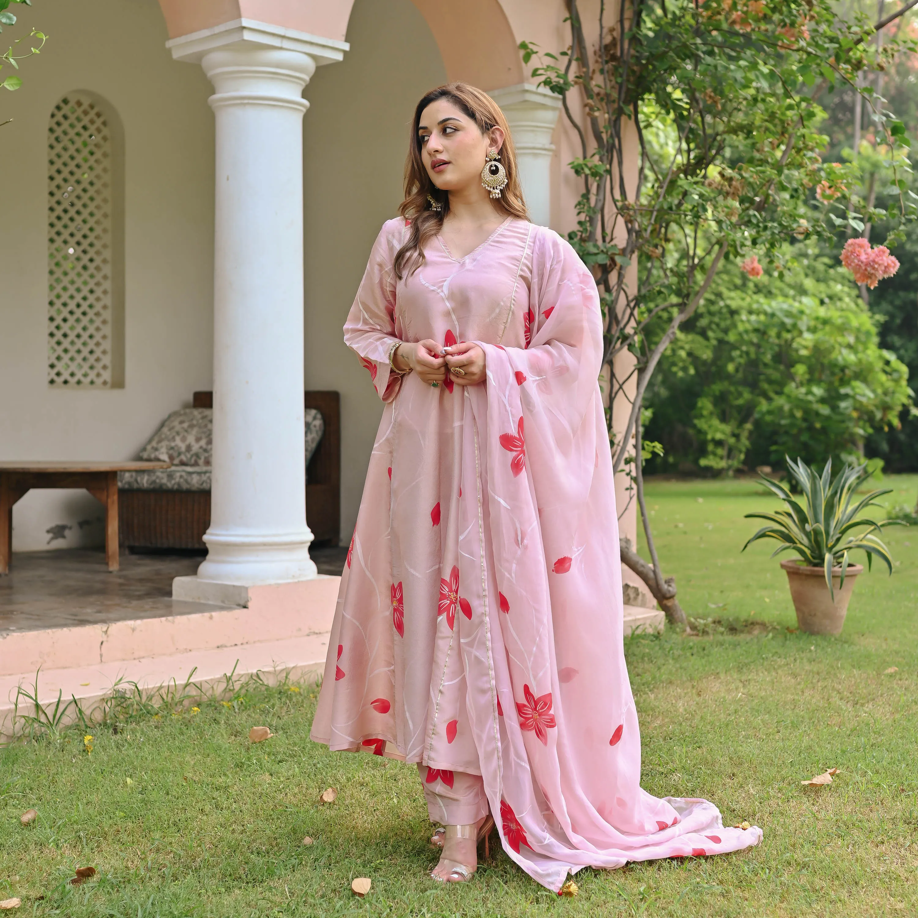 Pihu Tissue Silk Suit set