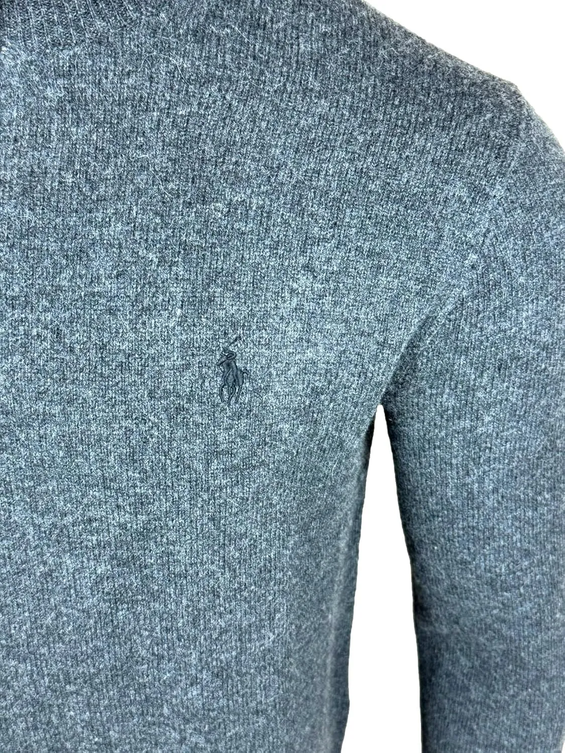 POLO RALPH LAUREN Men's Quarter-Zip Wool Blend Sweater