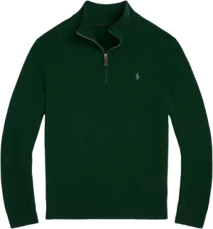 POLO RALPH LAUREN Men's Quarter-Zip Wool Blend Sweater