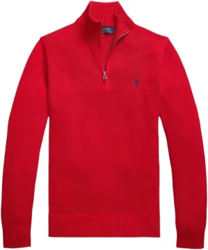 POLO RALPH LAUREN Men's Quarter-Zip Wool Blend Sweater