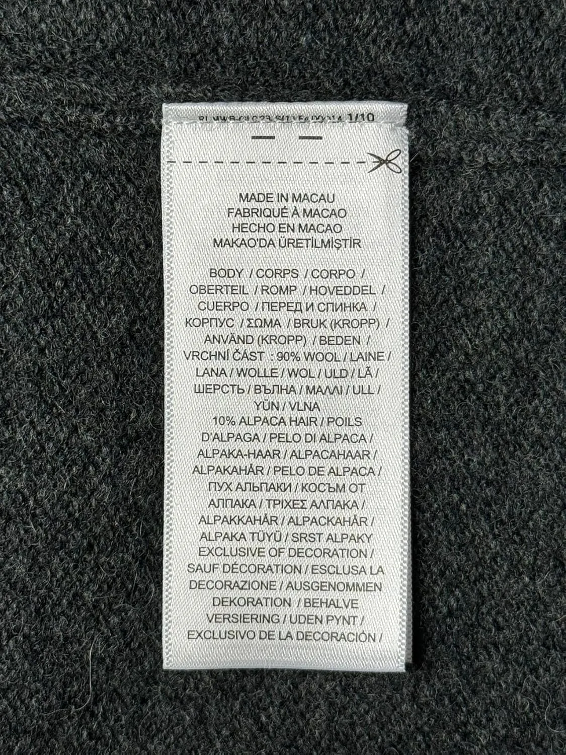 POLO RALPH LAUREN Men's Quarter-Zip Wool Blend Sweater