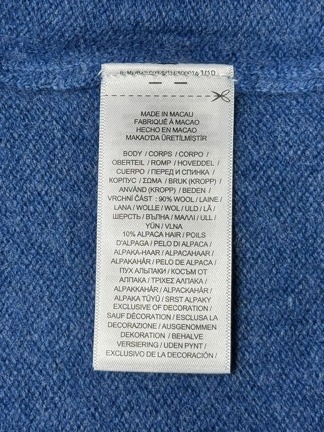 POLO RALPH LAUREN Men's Quarter-Zip Wool Blend Sweater