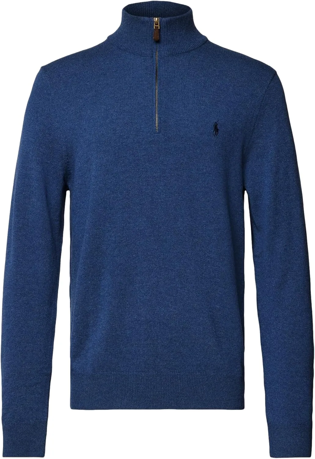 POLO RALPH LAUREN Men's Quarter-Zip Wool Blend Sweater