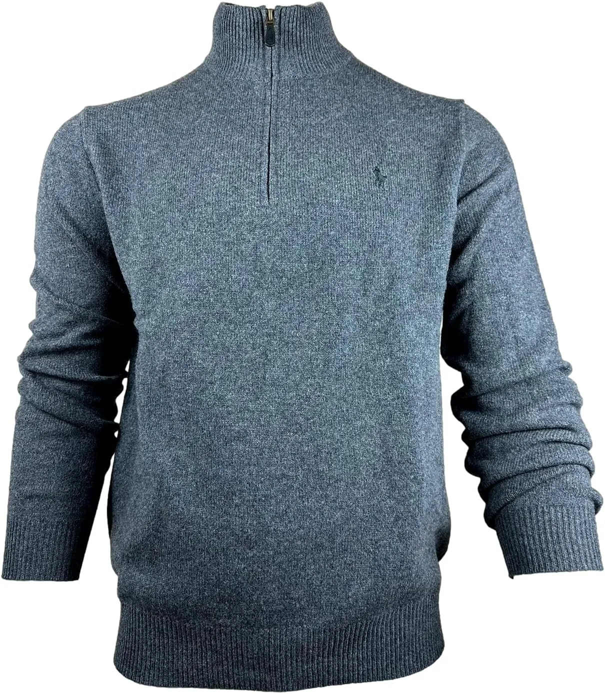 POLO RALPH LAUREN Men's Quarter-Zip Wool Blend Sweater