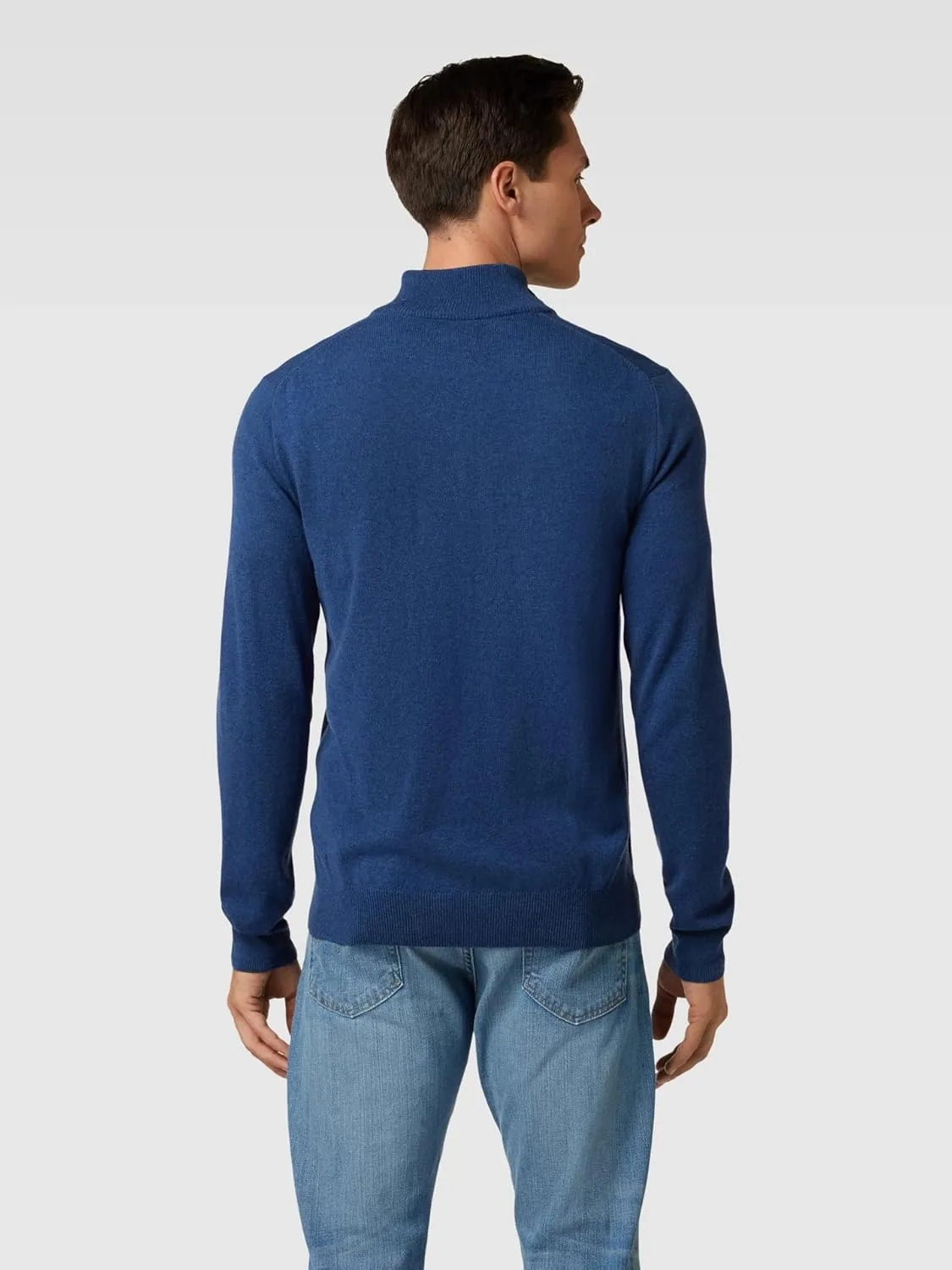 POLO RALPH LAUREN Men's Quarter-Zip Wool Blend Sweater