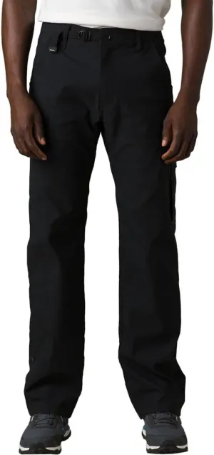 prAna Stretch Zion Pants II - Pants for Men - Slim Fit - Back Patch Pockets - Side Flap-Utility Pocket Black 34 34