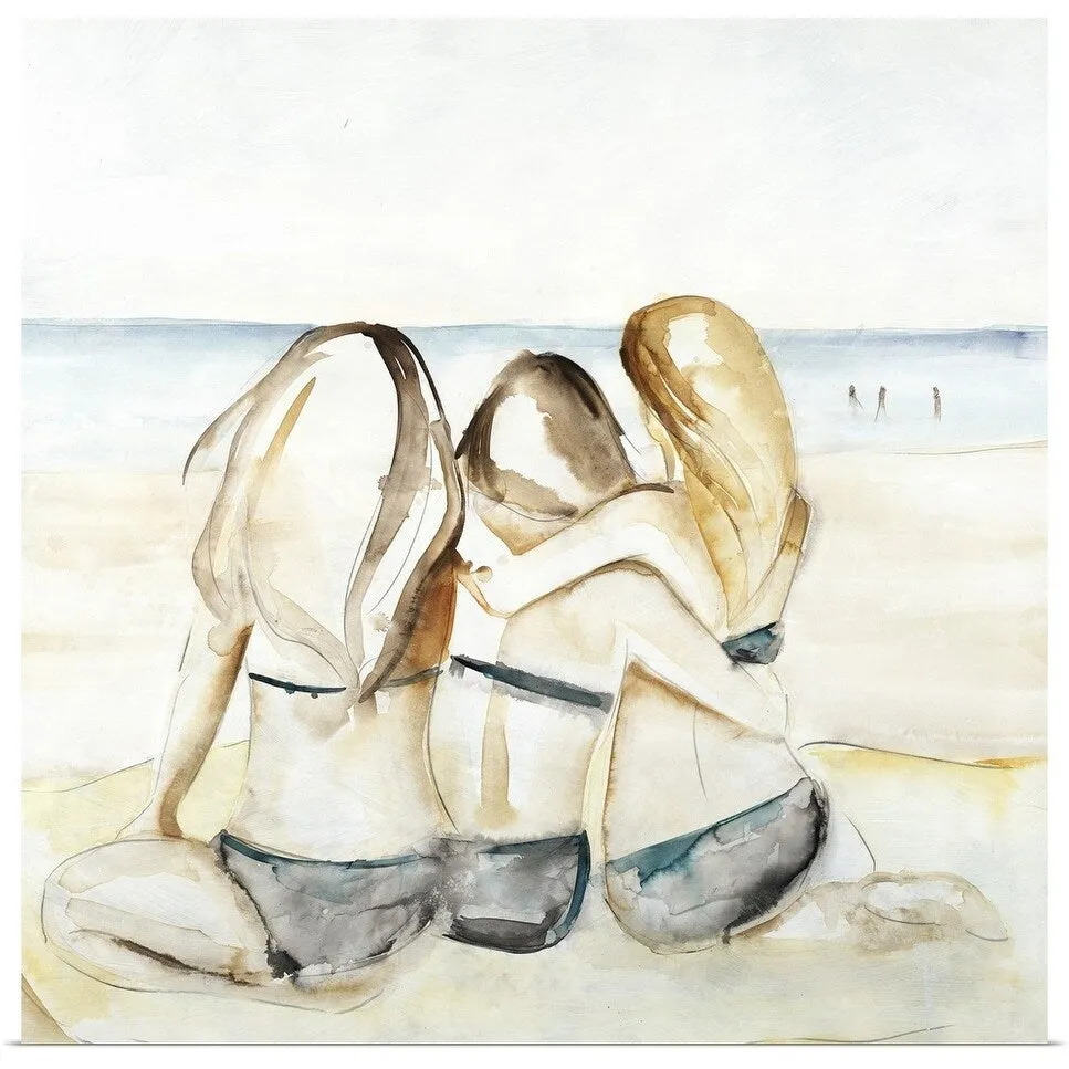 "BFF Beach Day" Poster Print
