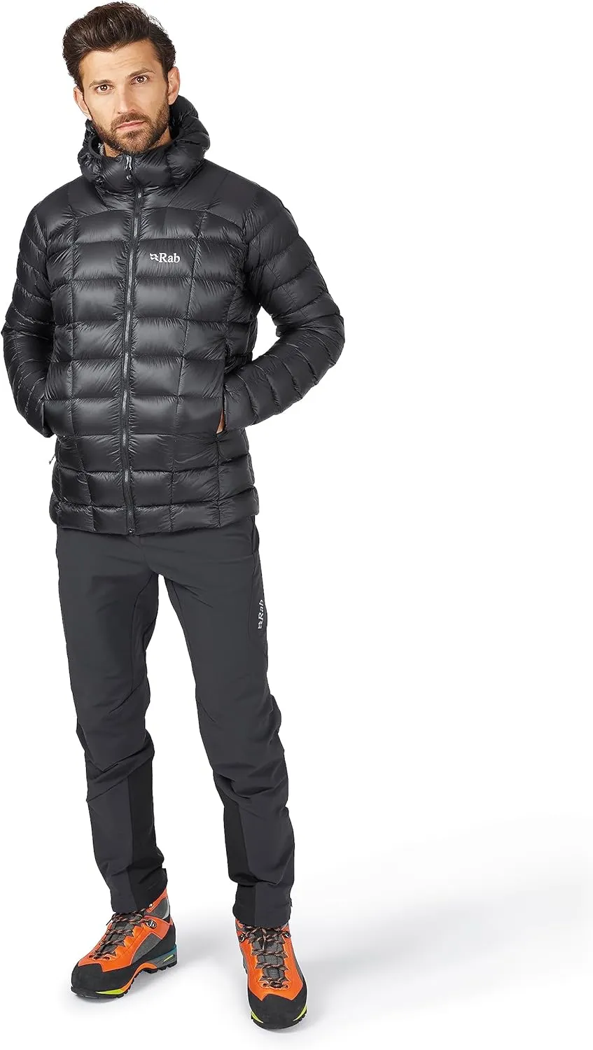Rab Mens Mythic G Down Jacket Lightweight Insulated Coat for Hiking, Skiing, & Mountaineering