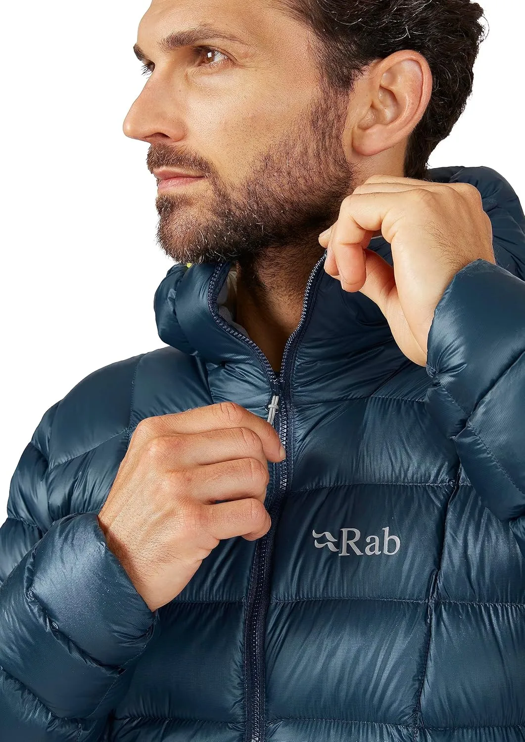 Rab Mens Mythic G Down Jacket Lightweight Insulated Coat for Hiking, Skiing, & Mountaineering