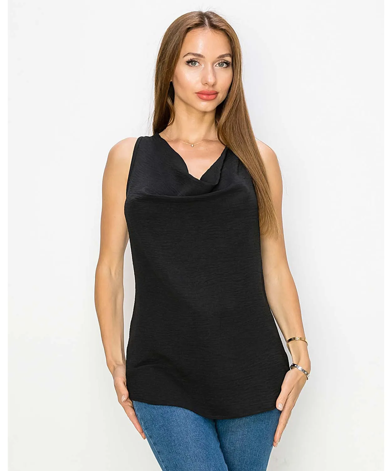 Racerback Cowl Neck Top