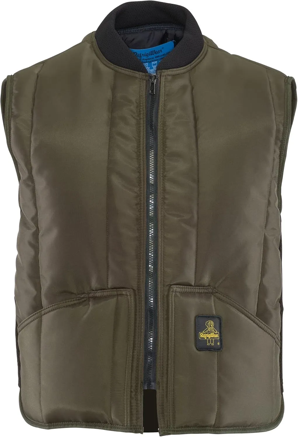 RefrigiWear Iron-Tuff Water-Resistant Insulated Vest, Comfort Rating of -50F