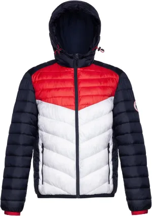 Rokka&Rolla Men's Lightweight Puffer Jacket Water-Resistant Hooded Winter Coat