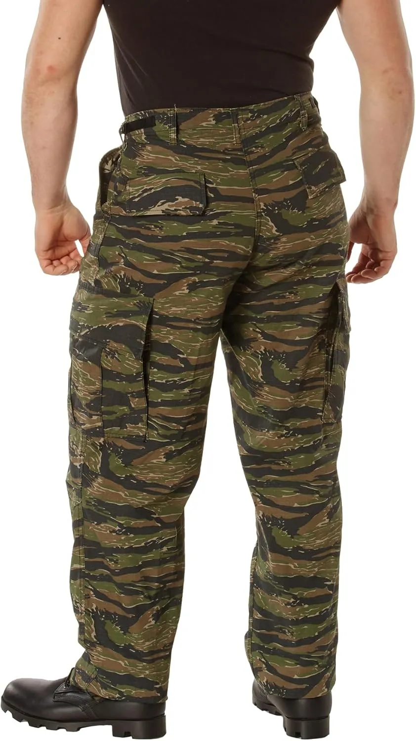 Rothco Vintage Vietnam Rip-Stop Fatigue Pants Camo Cargo Pants