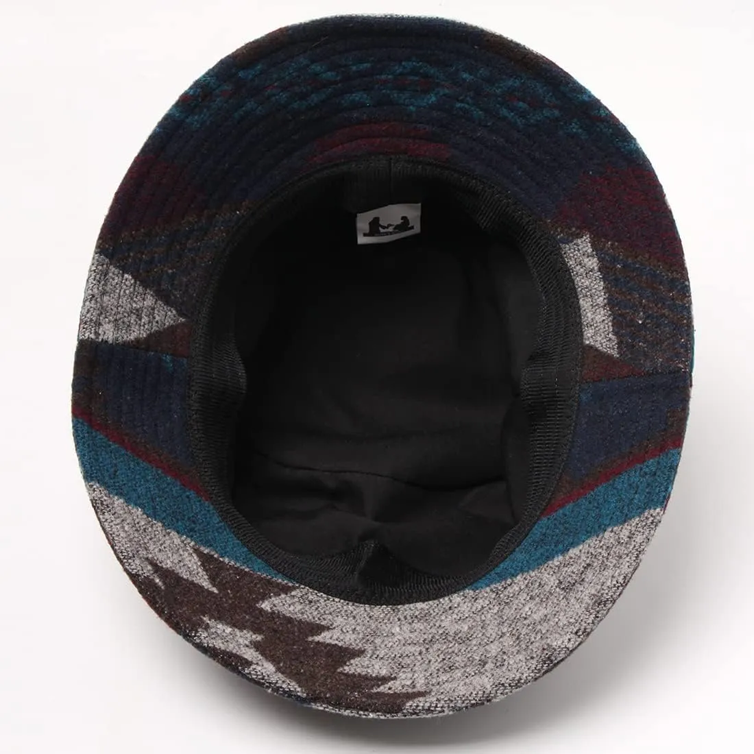 Ruth&Boaz Unisex Outdoor Wool Blend Bucket Hat Ethnic Inca Pattern
