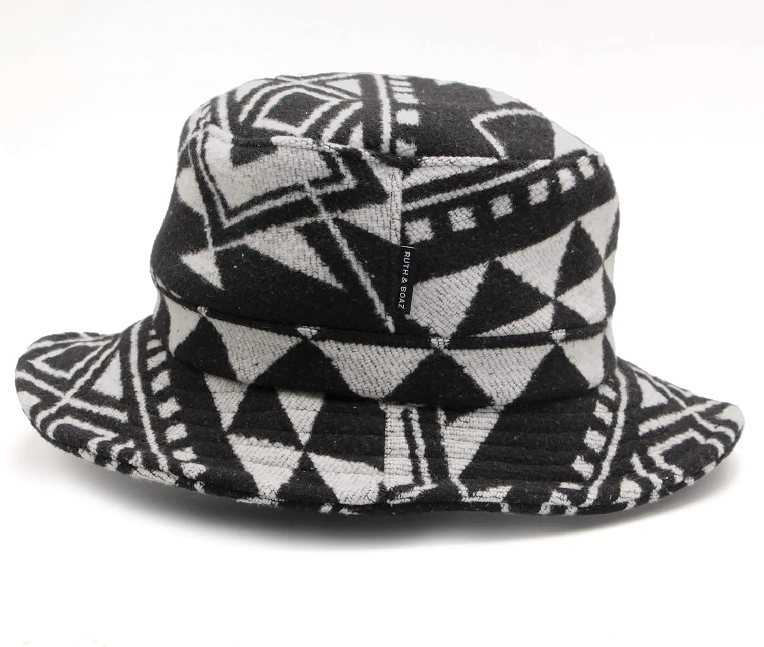 Ruth&Boaz Unisex Outdoor Wool Blend Bucket Hat Ethnic Inca Pattern