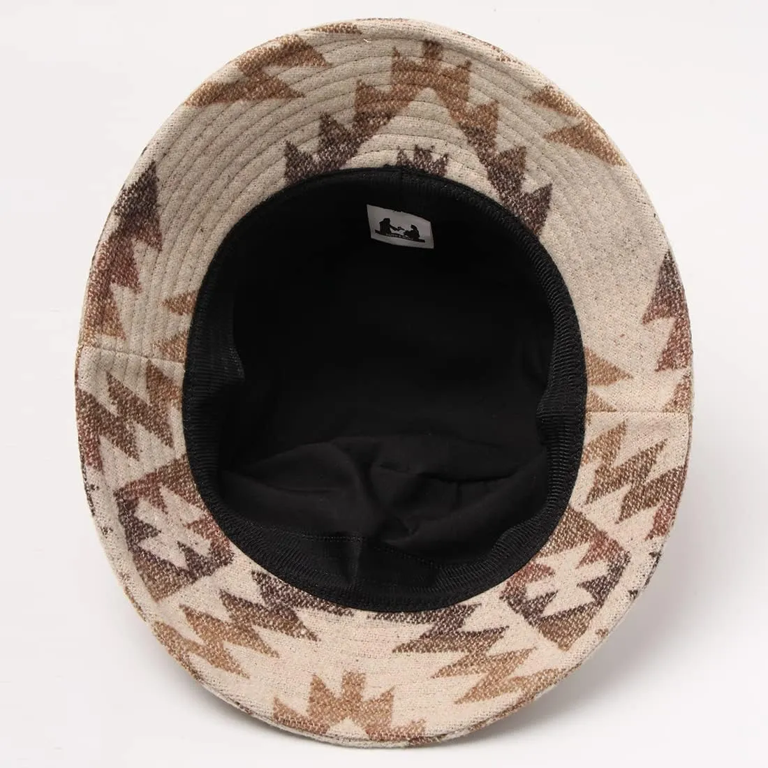 Ruth&Boaz Unisex Outdoor Wool Blend Bucket Hat Ethnic Inca Pattern