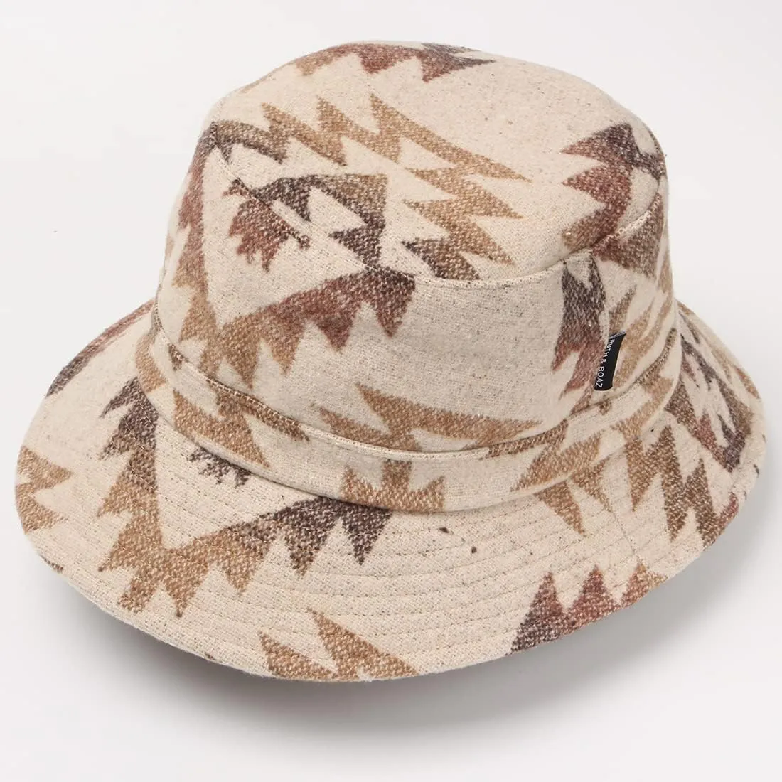 Ruth&Boaz Unisex Outdoor Wool Blend Bucket Hat Ethnic Inca Pattern