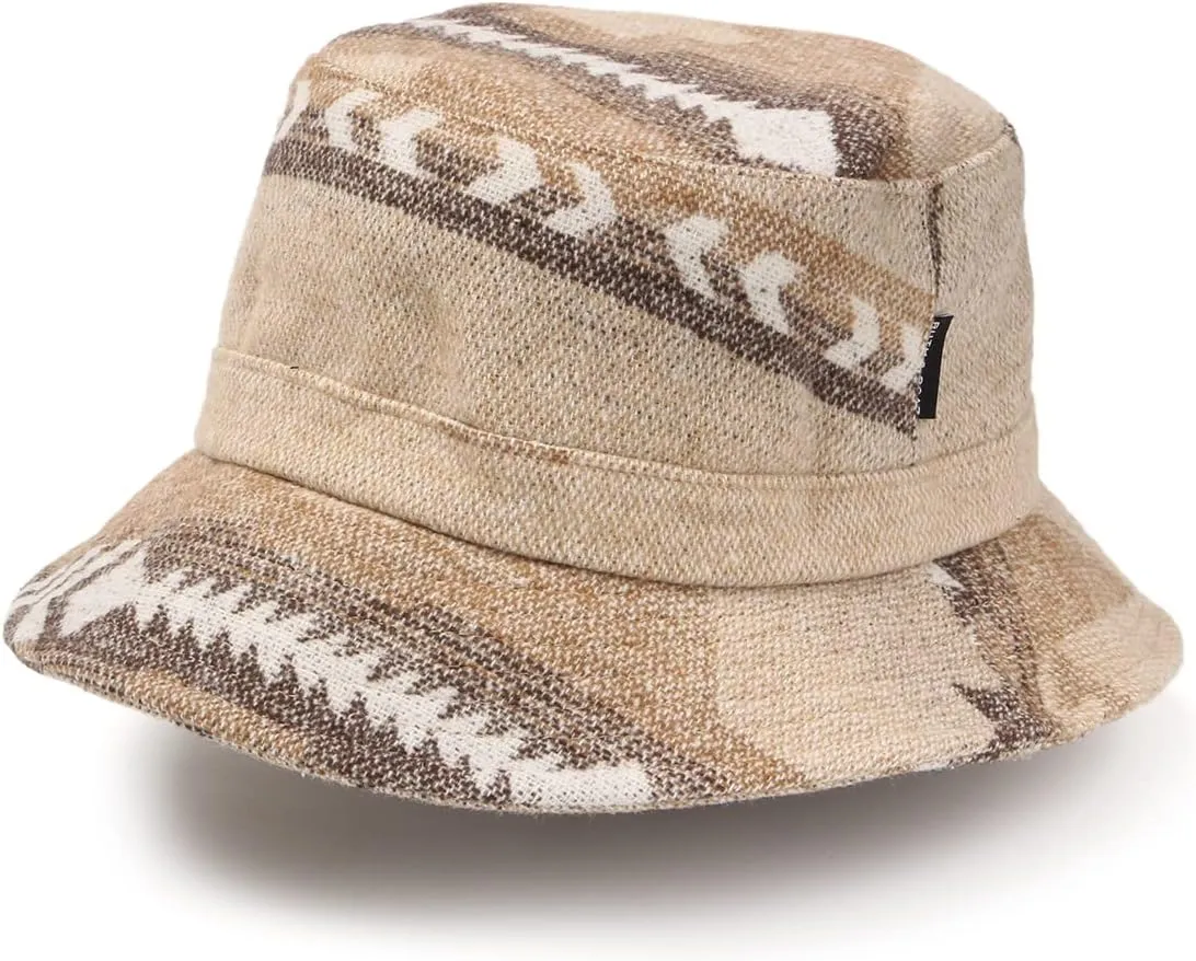 Ruth&Boaz Unisex Outdoor Wool Blend Bucket Hat Ethnic Inca Pattern