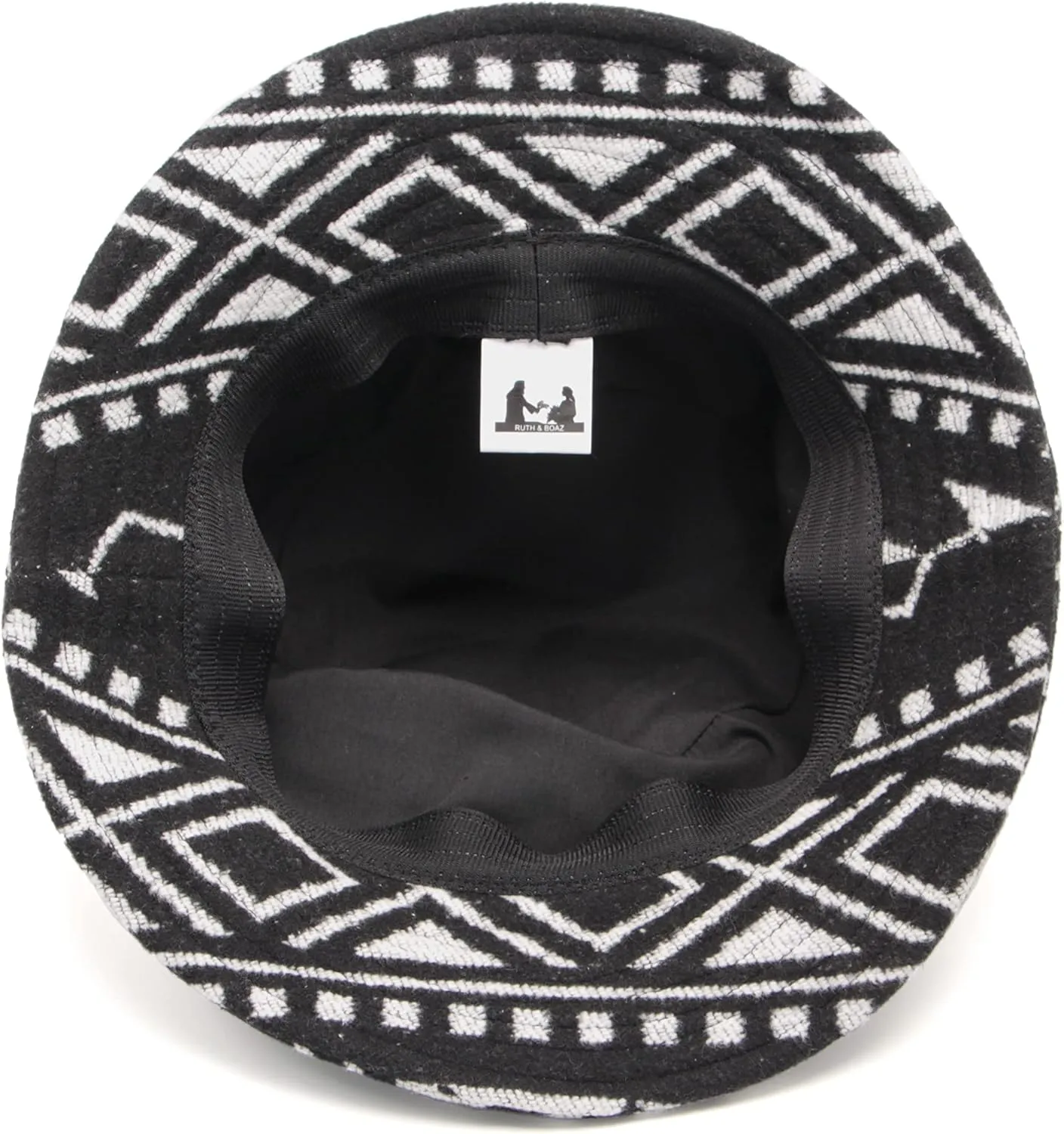 Ruth&Boaz Unisex Outdoor Wool Blend Bucket Hat Ethnic Inca Pattern