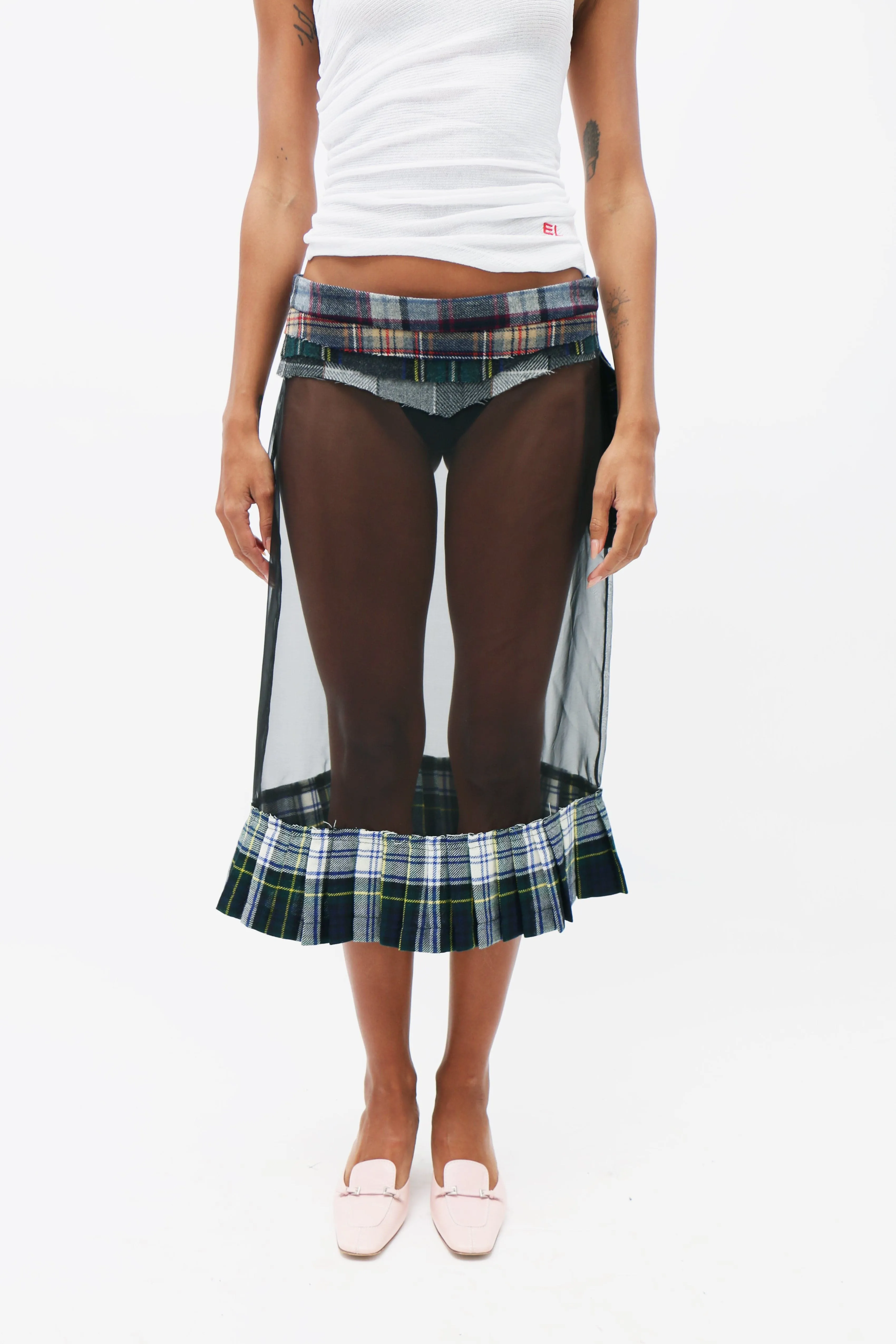 Sally Sheer Midi Skirt