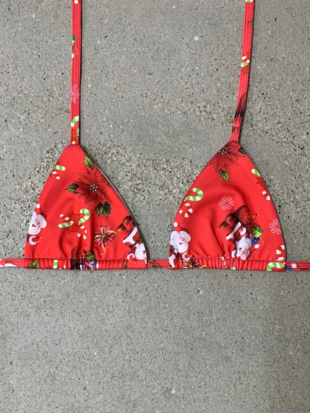 Santa Bikini Top