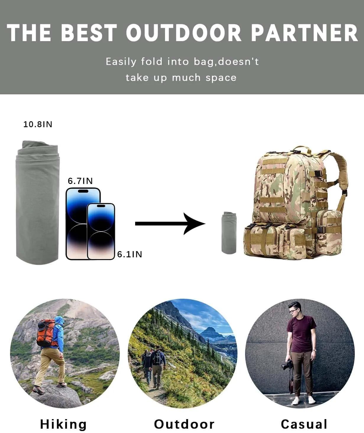 SEVEGO 30"/32"/34"/36" Inseam Men's Tall Hiking Pants Quick Dry Outdoor Waterproof Fishing Cargo Pants with Belt 5 Pockets
