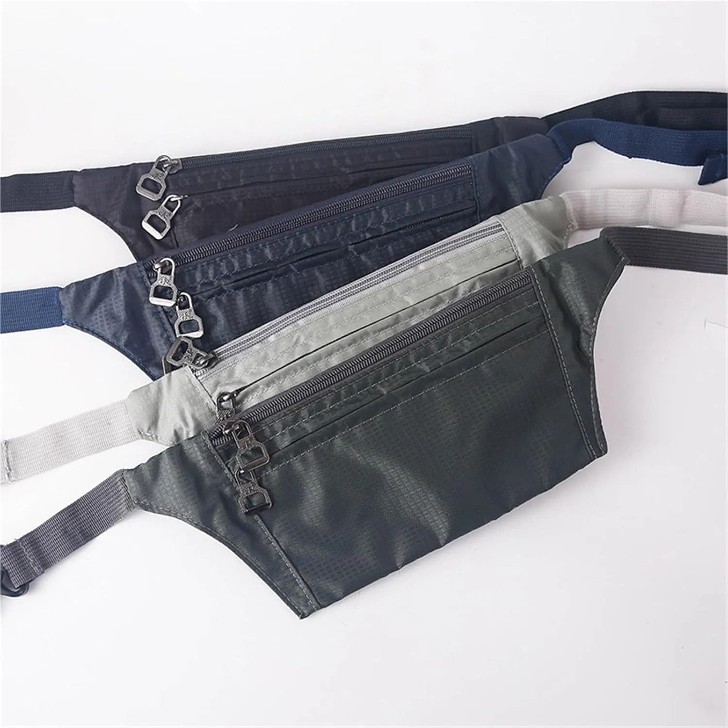 Sports Waist Pack Men And Women Running Mobile Phone Bag Small Lightweight Invisible Durable Fitness Shoulder Crossbody Chest Bag For Fitness and Running(Blue)