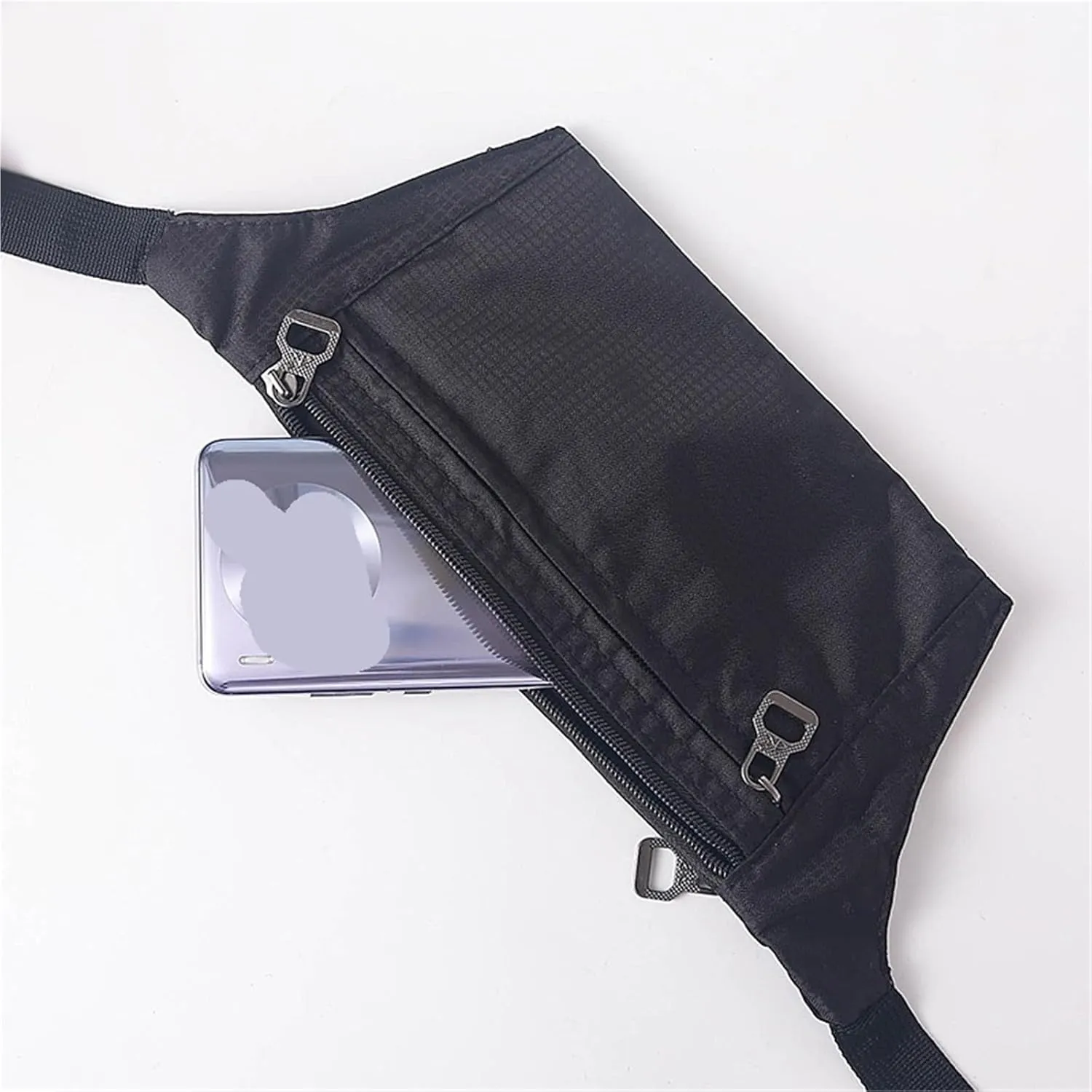 Sports Waist Pack Men And Women Running Mobile Phone Bag Small Lightweight Invisible Durable Fitness Shoulder Crossbody Chest Bag For Fitness and Running(Blue)