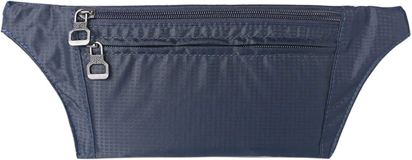 Sports Waist Pack Men And Women Running Mobile Phone Bag Small Lightweight Invisible Durable Fitness Shoulder Crossbody Chest Bag For Fitness and Running(Blue)