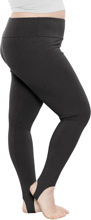 STRETCH IS COMFORT Oh So Soft High Waist Stirrup Leggings, Lightweight and Durable, Multiple Colors for Women and Plus Size