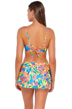 Sunsets Shoreline Petals Sporty Swim Skirt