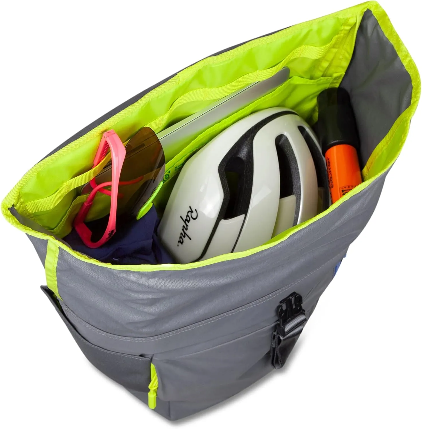 Timbuk2 Tuck Pack - Roll Top, Water-Resistant Laptop Backpack, Eco Gunmetal Pop
