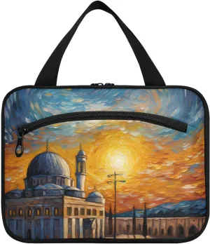 Toiletry Bag Palace at Sunset Hanging Makeup Organizer Water Resistant Cosmetic Bag