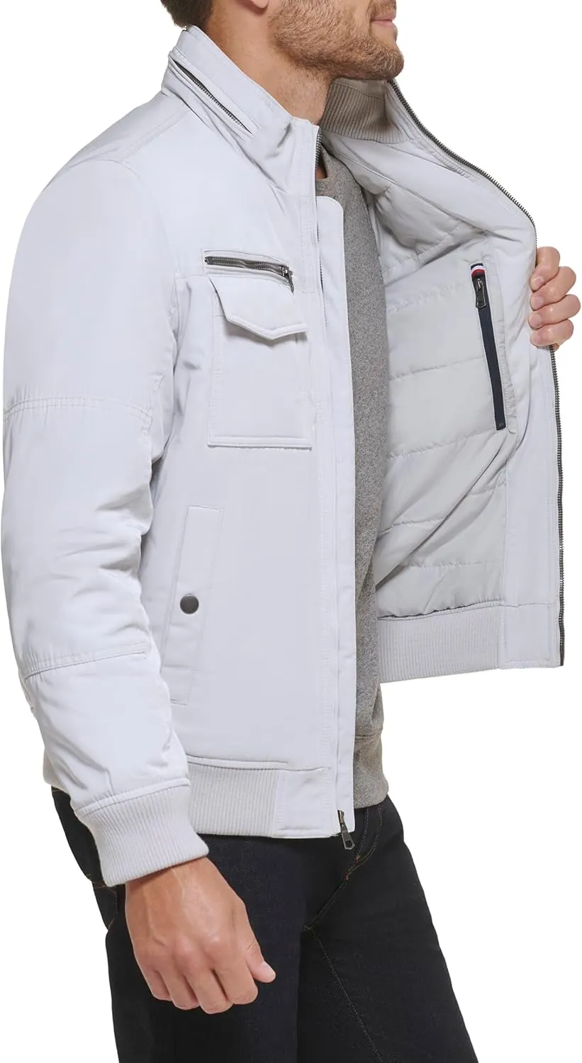 Tommy Hilfiger Men's Water Resistant Performance Bomber Jacket (Standard and Big & Tall)