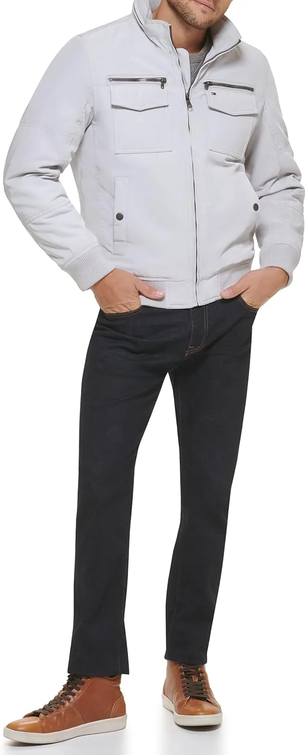 Tommy Hilfiger Men's Water Resistant Performance Bomber Jacket (Standard and Big & Tall)