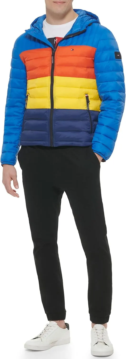 Tommy Hilfiger Men's Water Resistant Ultra Loft Filled Hooded Puffer Jacket