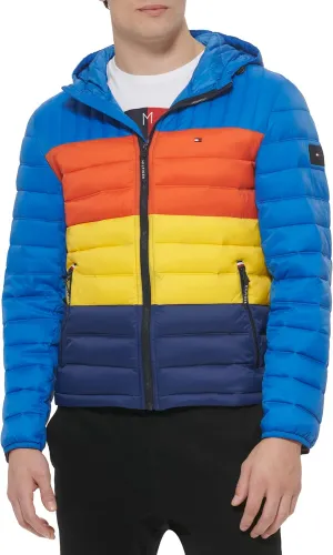 Tommy Hilfiger Men's Water Resistant Ultra Loft Filled Hooded Puffer Jacket