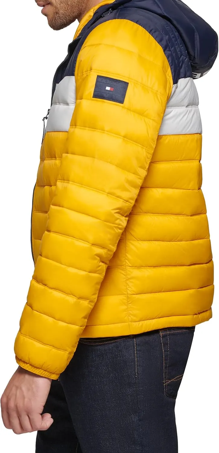 Tommy Hilfiger Men's Water Resistant Ultra Loft Filled Hooded Puffer Jacket