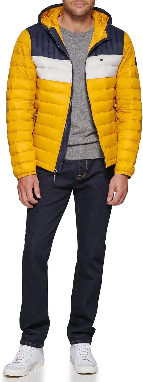 Tommy Hilfiger Men's Water Resistant Ultra Loft Filled Hooded Puffer Jacket