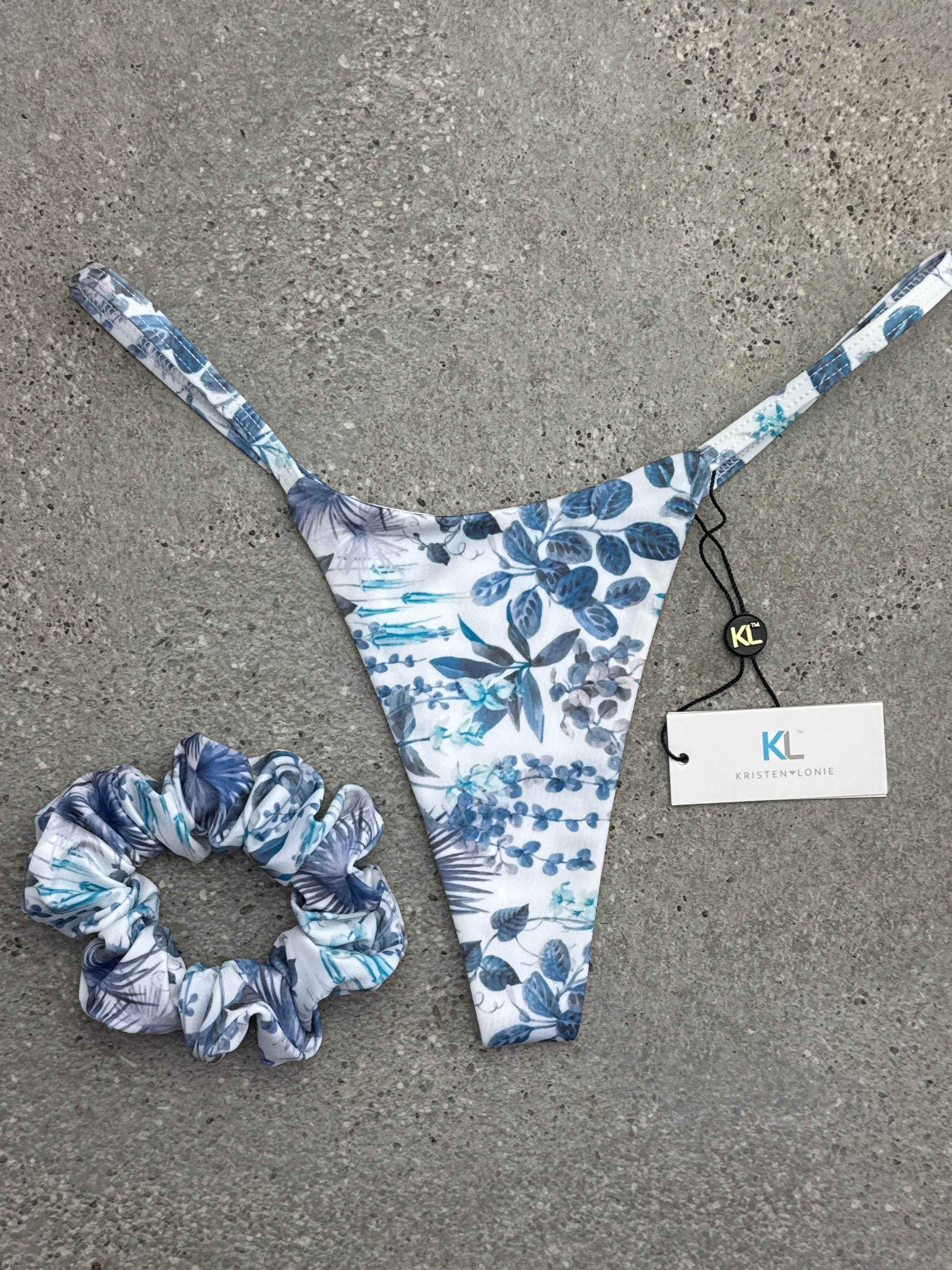 Tropical Escape (Blue)  Bikini Bottom